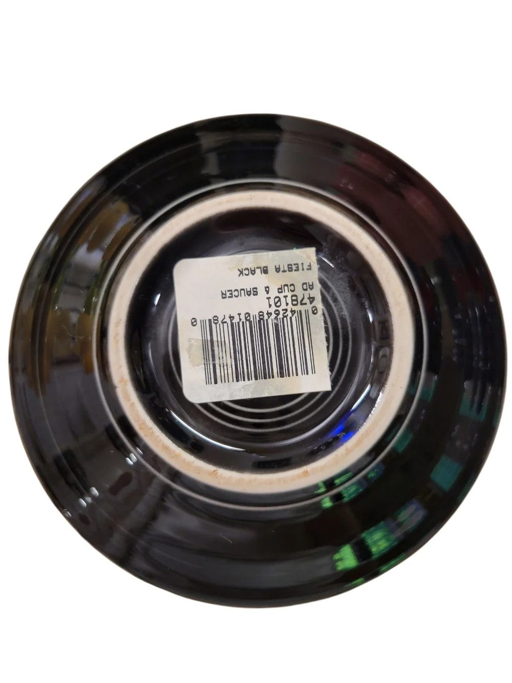 🖤 Fiesta® Black Stick Handle Demitasse Cup & Saucer 🖤